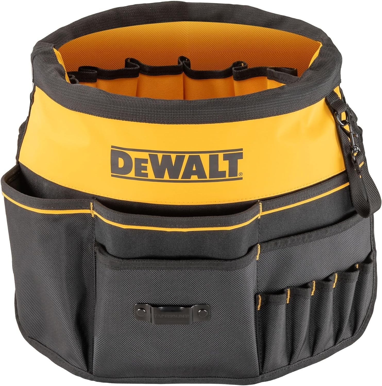 Tool Organizer 37 Pockets Loops 5-Gallon Bucket Fabric Jobsite Storage Bag