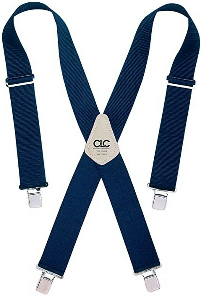 CLC Work Gear 110BLU 2″ Wide Blue Work Suspenders