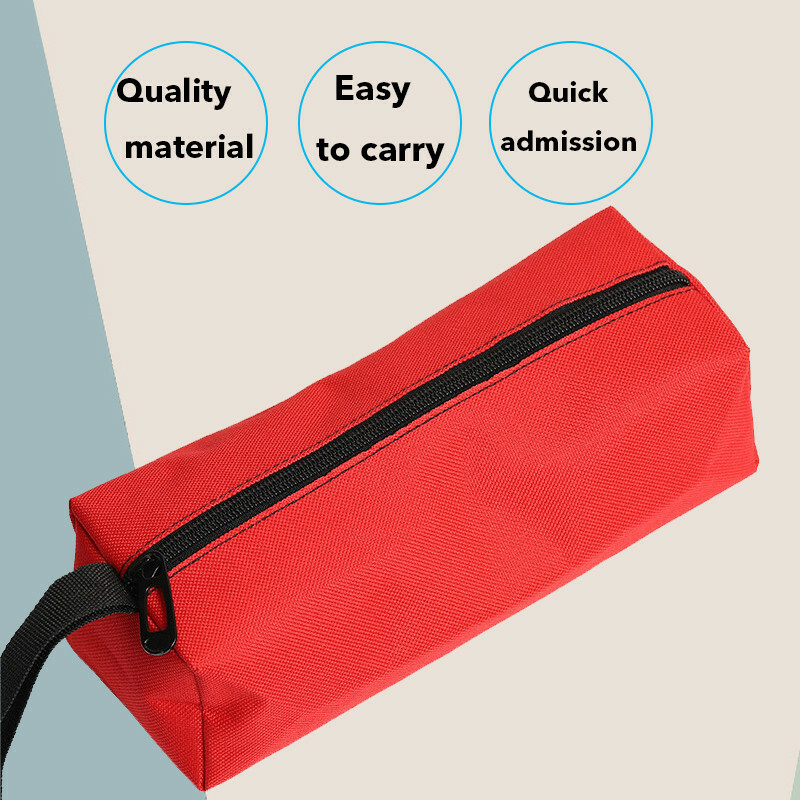 Zipper Tool Bag Firm Organize Storage Small Parts Hand Tool Plumber Electrician