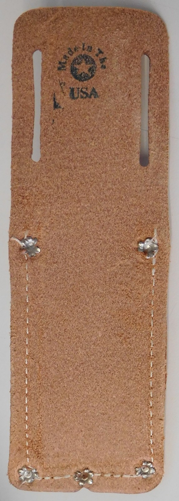 Unbranded 7-3/4″ x 2-1/4″ Leather Knife Pouch Tool Holder Made in the USA