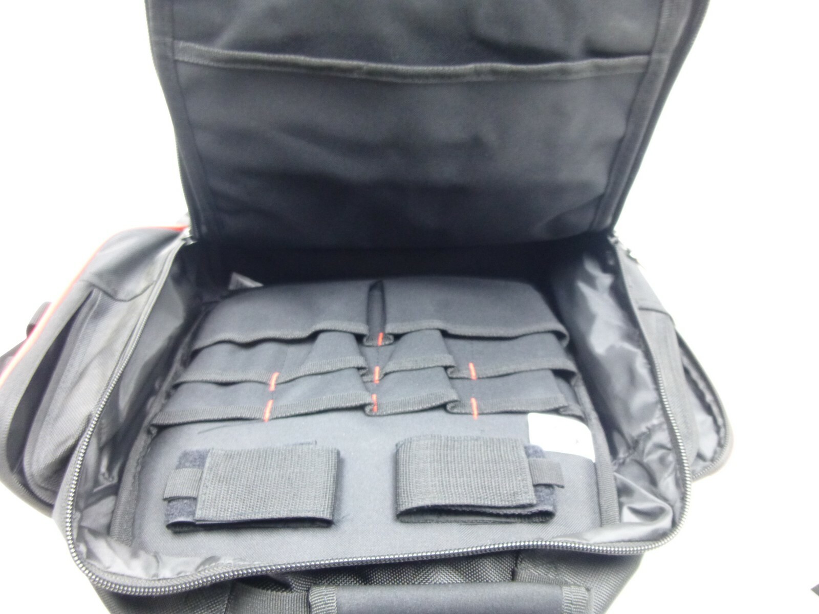 WESTWARD 32PJ48 19-1/2″ General Purpose Tool Backpack, 19 Pockets, Black