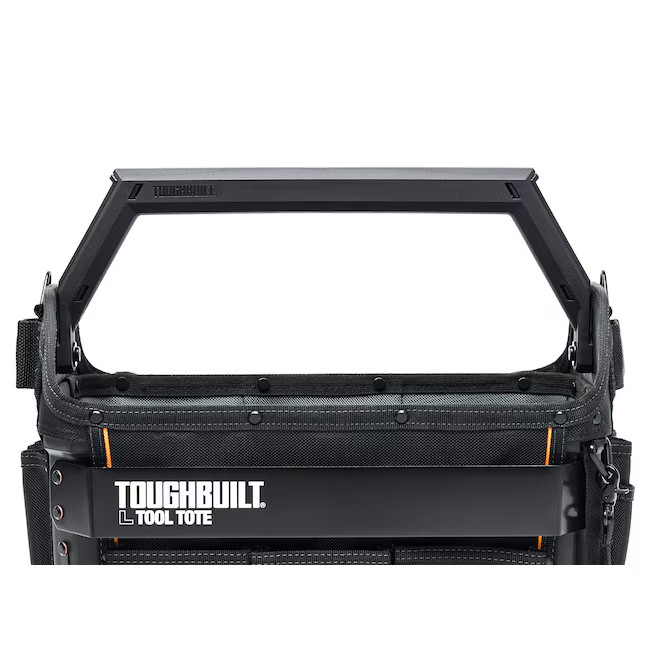 TOUGHBUILT Large Black Polyester 16-in W x 11.02-in D x 13.78-in L Tool tote