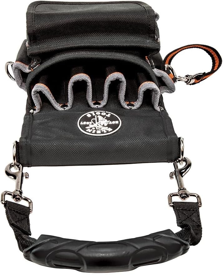 Versatile 9-Pocket Tool Pouch with Shoulder Strap – Ultimate Jobsite Companion