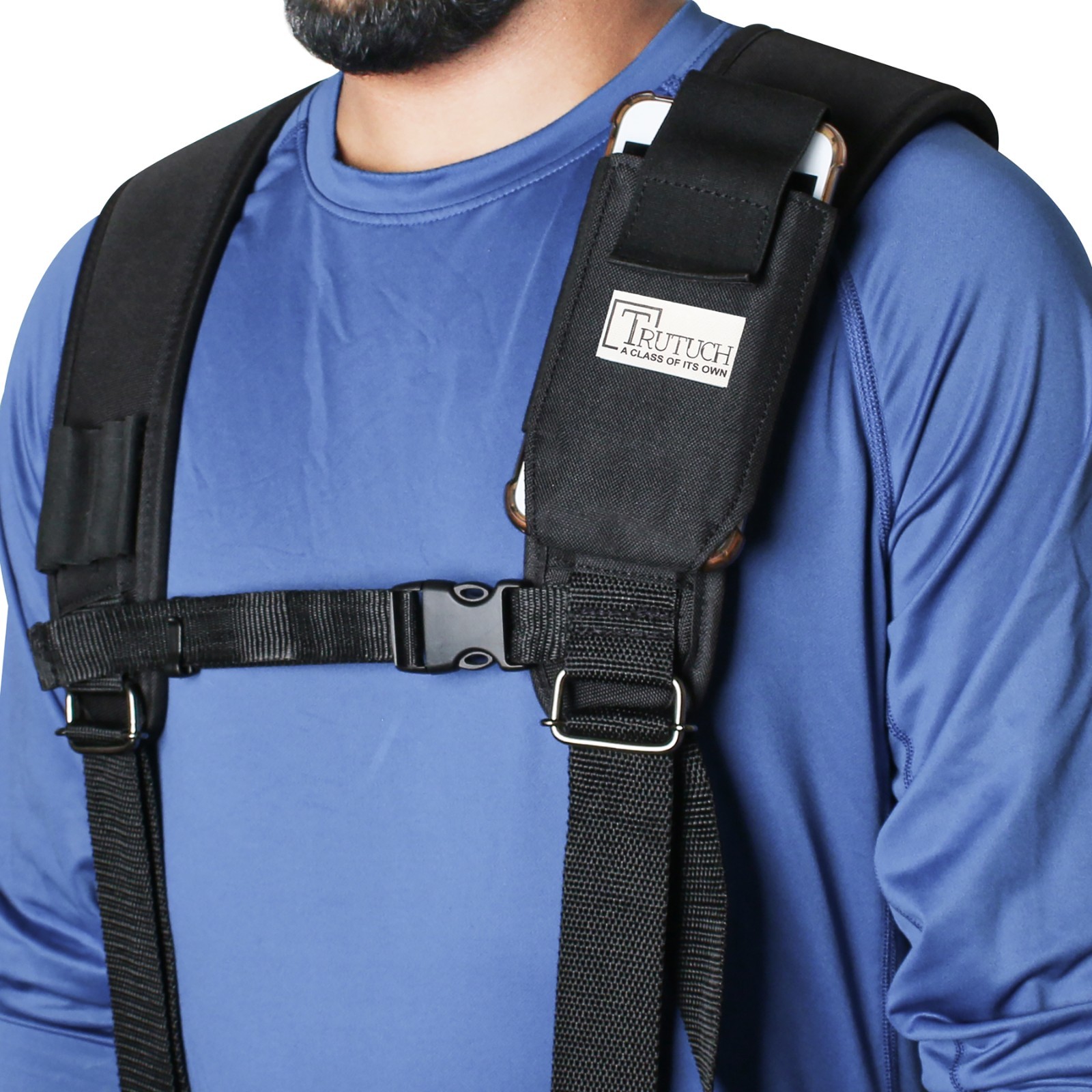 TRUTUCH Nylon and Leather Tool Belt with Leather Work Suspender | Construction
