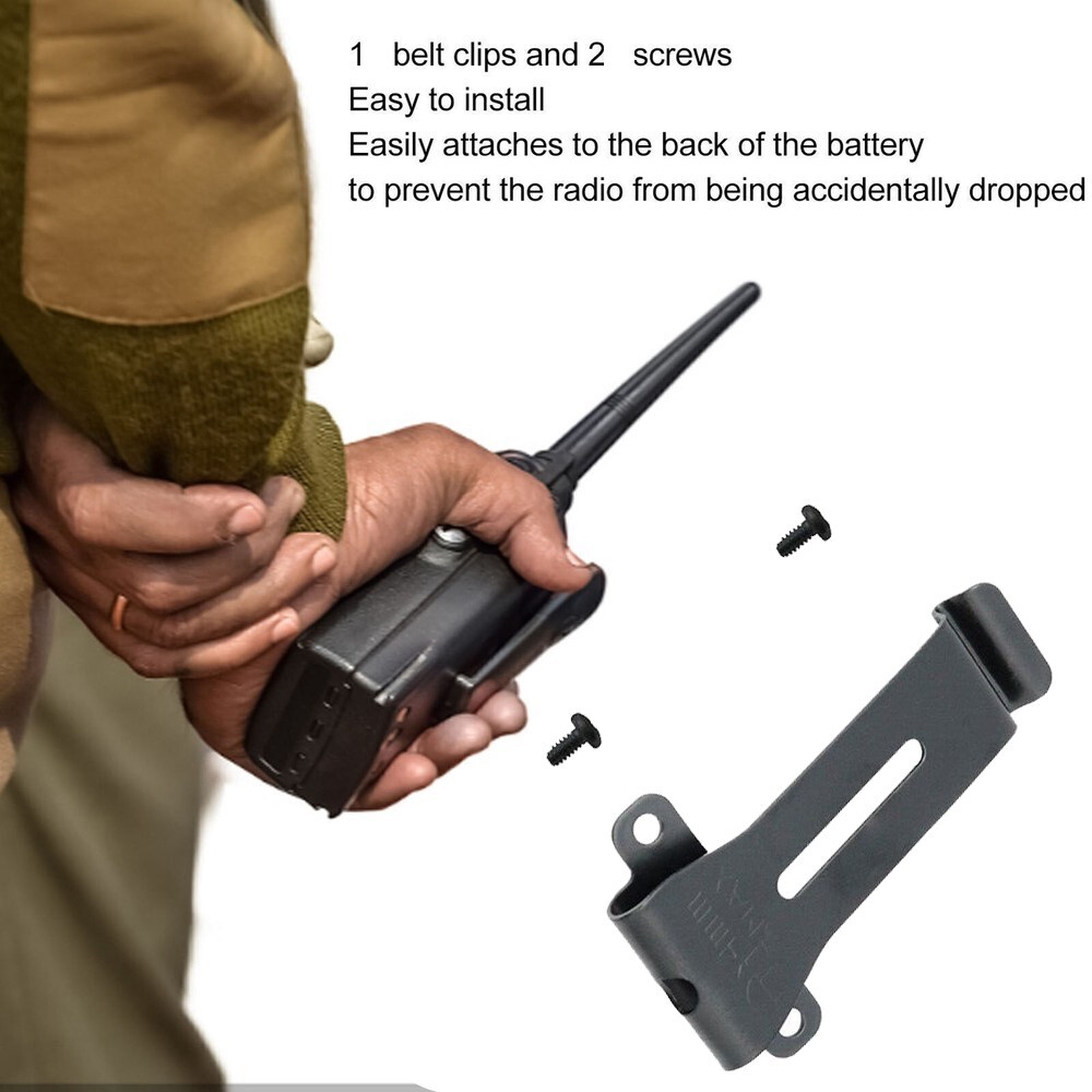 2PCS walkie talkie Belt Clip For LINTON LT-6100 QSL6100 Two Way Radio USA Seller