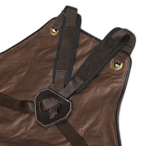 Work Apron – Heavy Duty Woodworking Apron for Men with Tool M to XXL Brown
