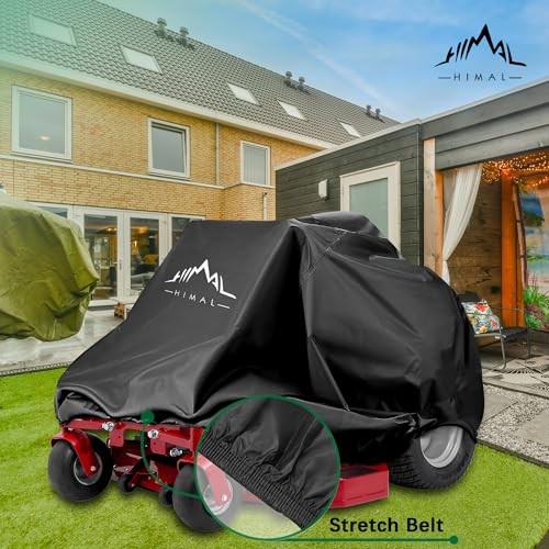 Zero Turn Mower Cover, Heavy Duty 600D Polyester Oxford, UV Protection