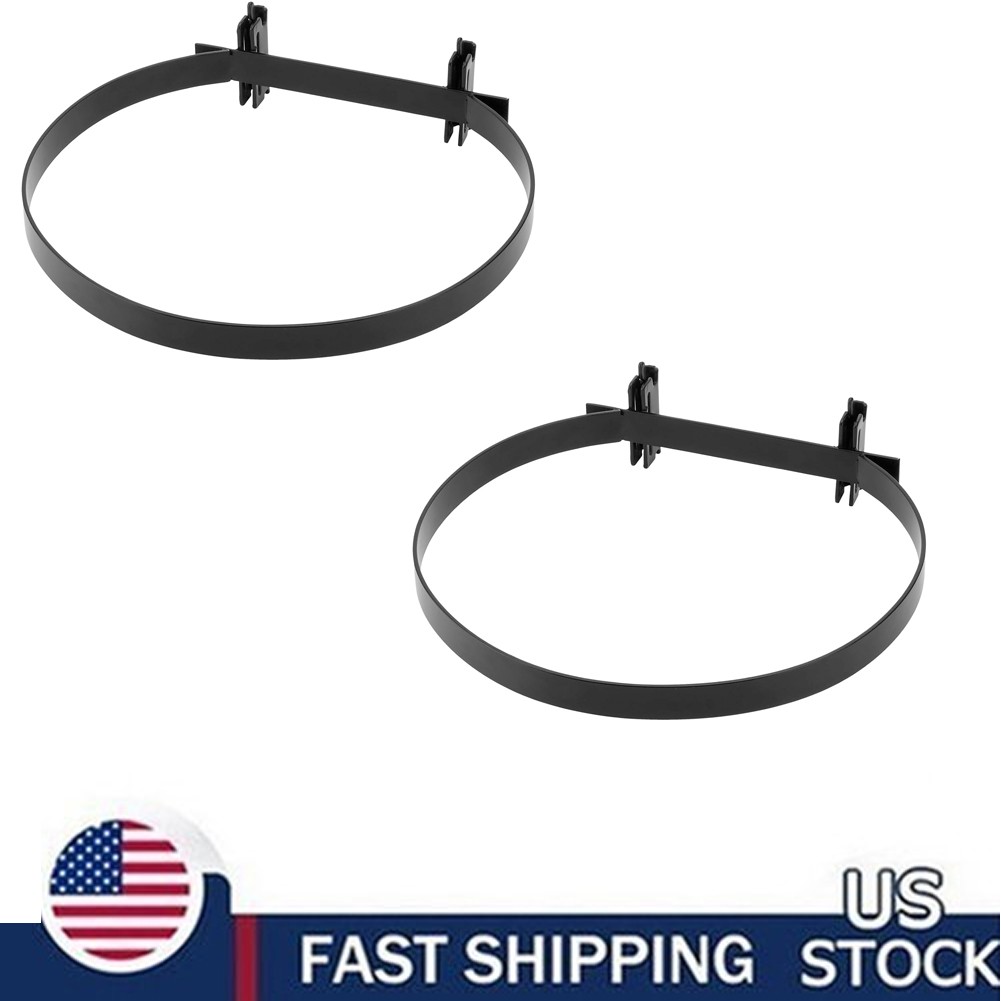 E-Track Bucket Holder for 5 Gallon Buckets, Heavy Duty Steel Track Pack of 2