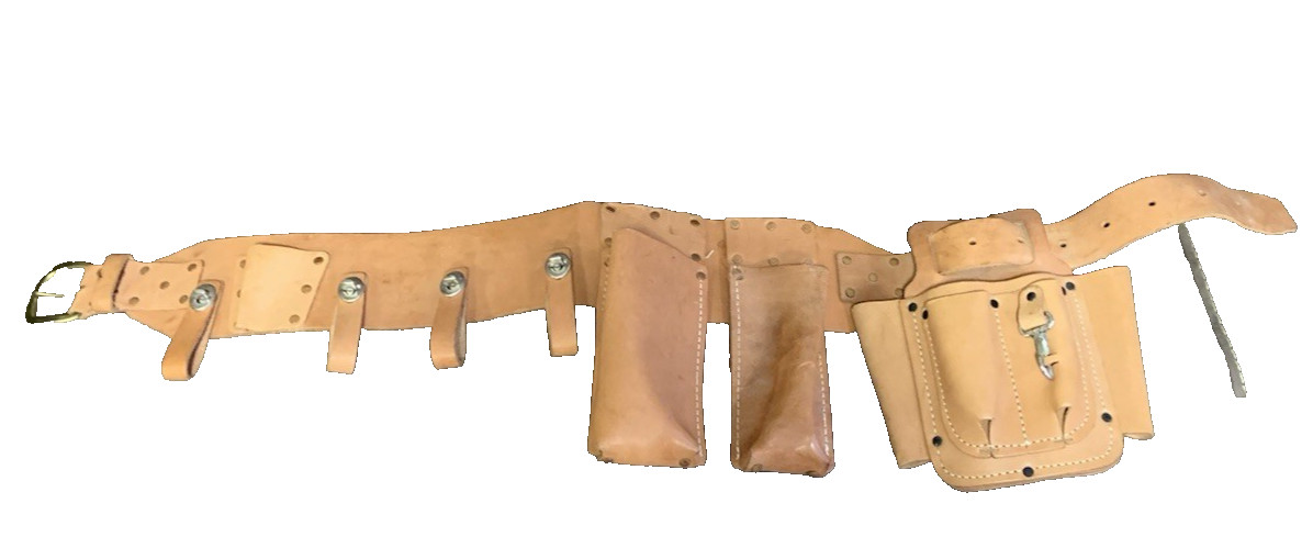 TOOL BELT – BRAND NEW – 100% LEATHER – TOOL HARNESS – SMALL – 40 INCH LENGTH