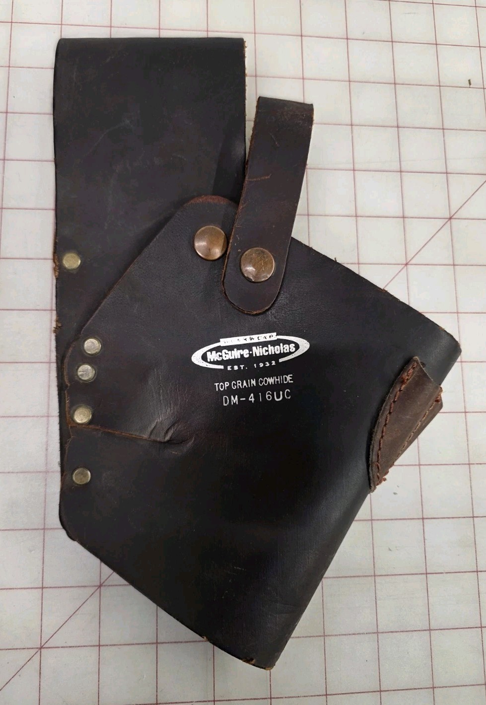 McGuire-Nicholas Drill Holster/Pouch DM-416UC Carpenter Leather