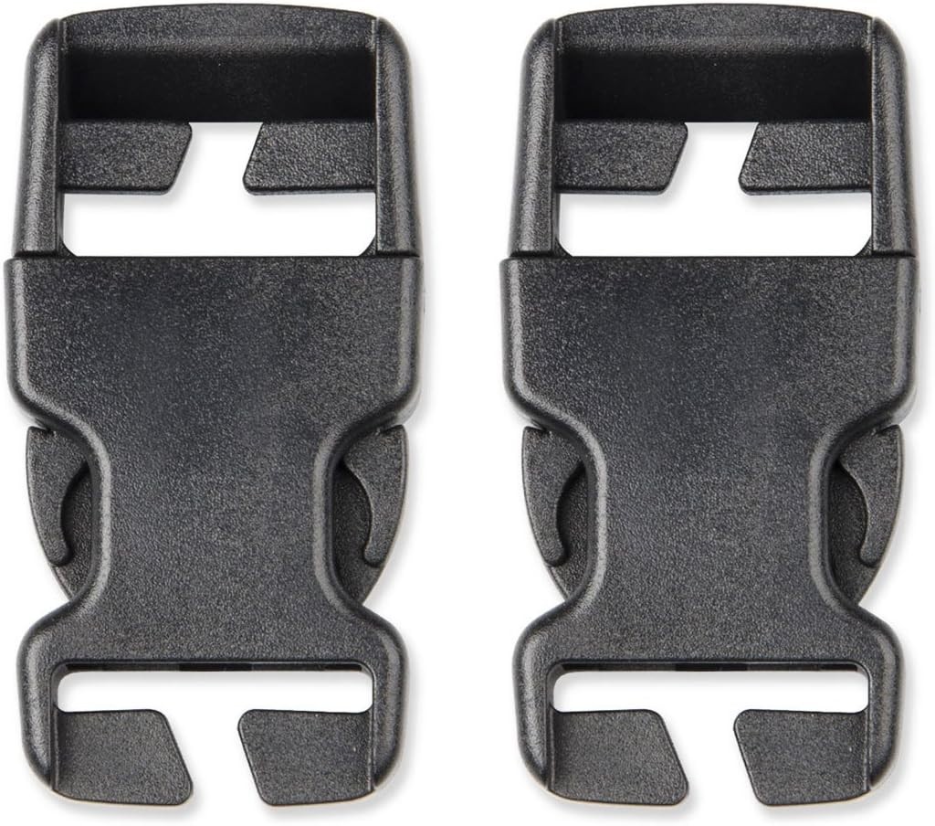 Quick Release Black Buckles for 25mm Straps – Durable and No-Sew Design