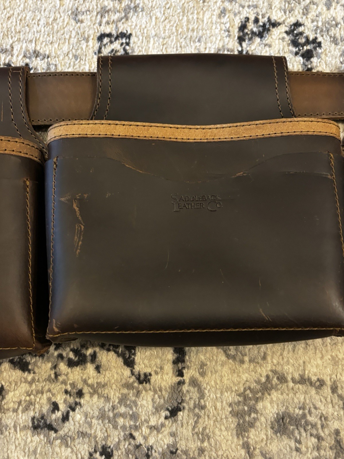 Saddleback Leather Tool Belt Set Brown