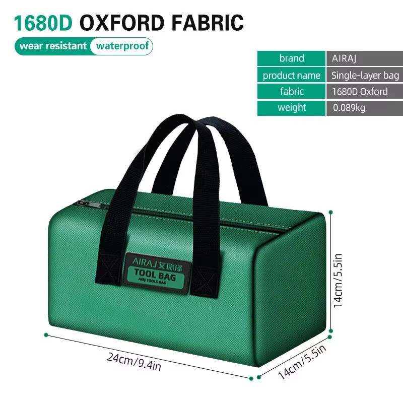 Electrician Tool Bag Heavy Duty 1680D Oxford, Waterproof, Portable Storage