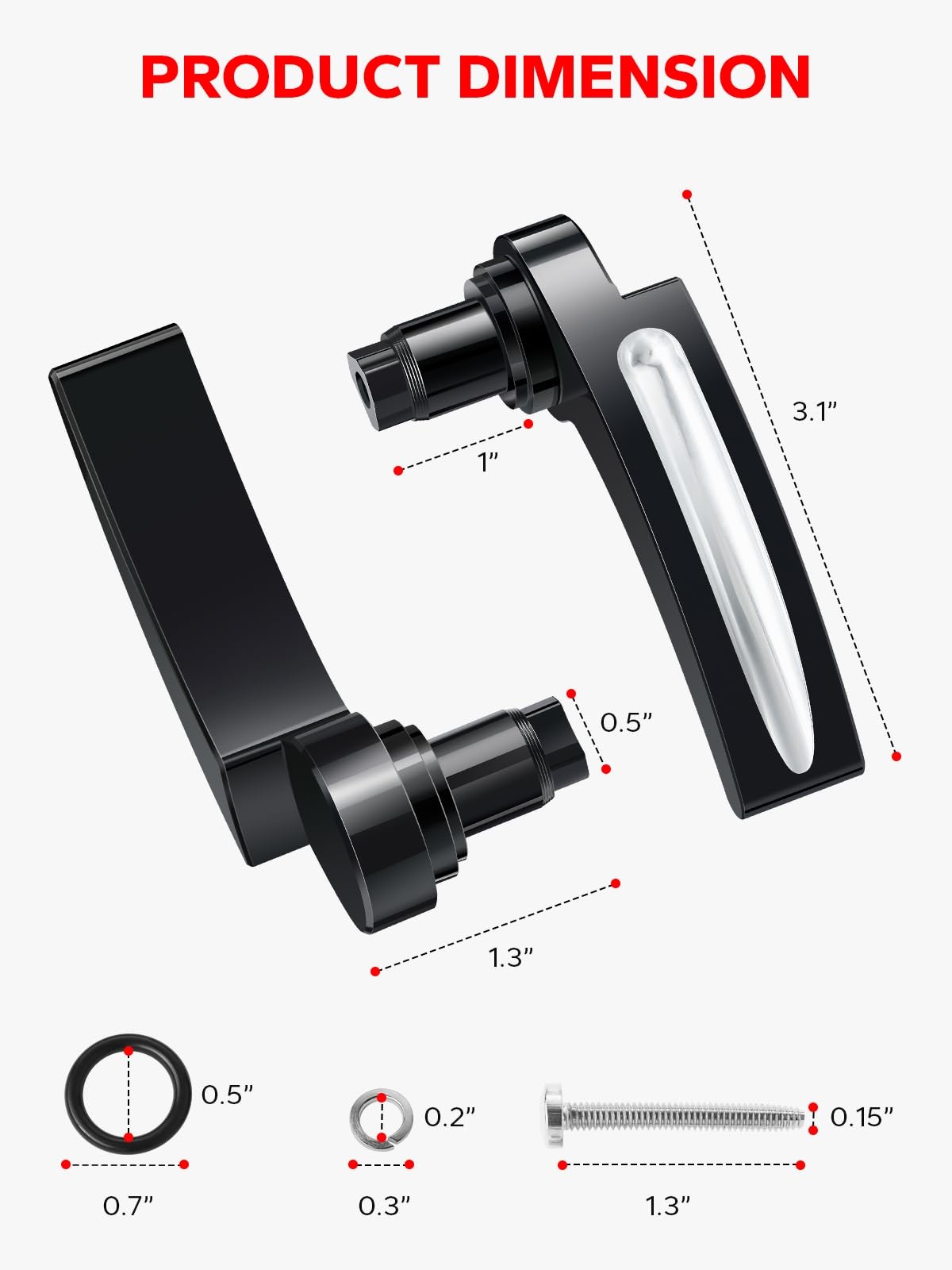 Black Saddlebag Latch Kit Saddle Bag Latches Lifter Fit for Harley Davidson T…