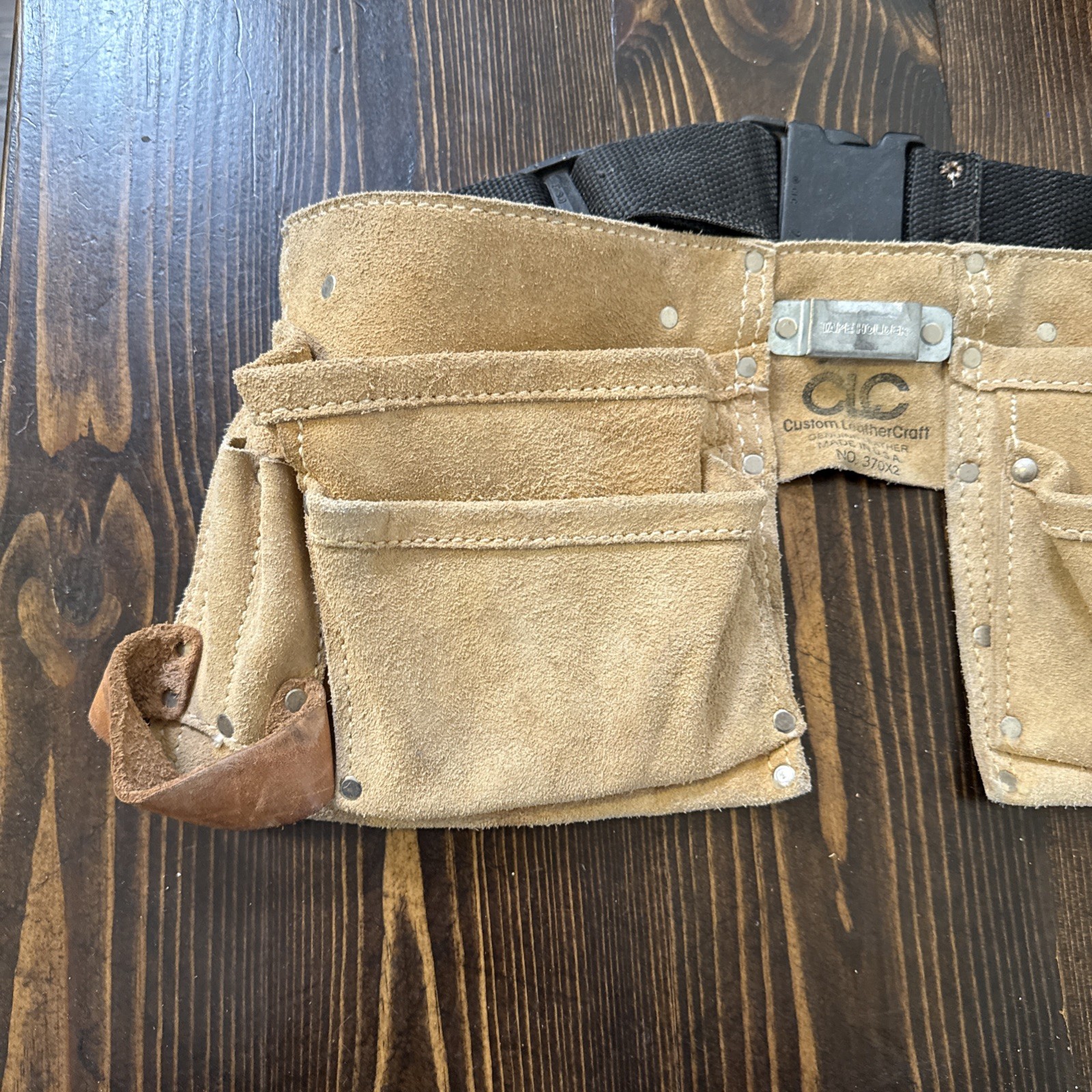CLC Custom Leather Craft Heavy Duty Tool Belt 370X2 Made In The USA