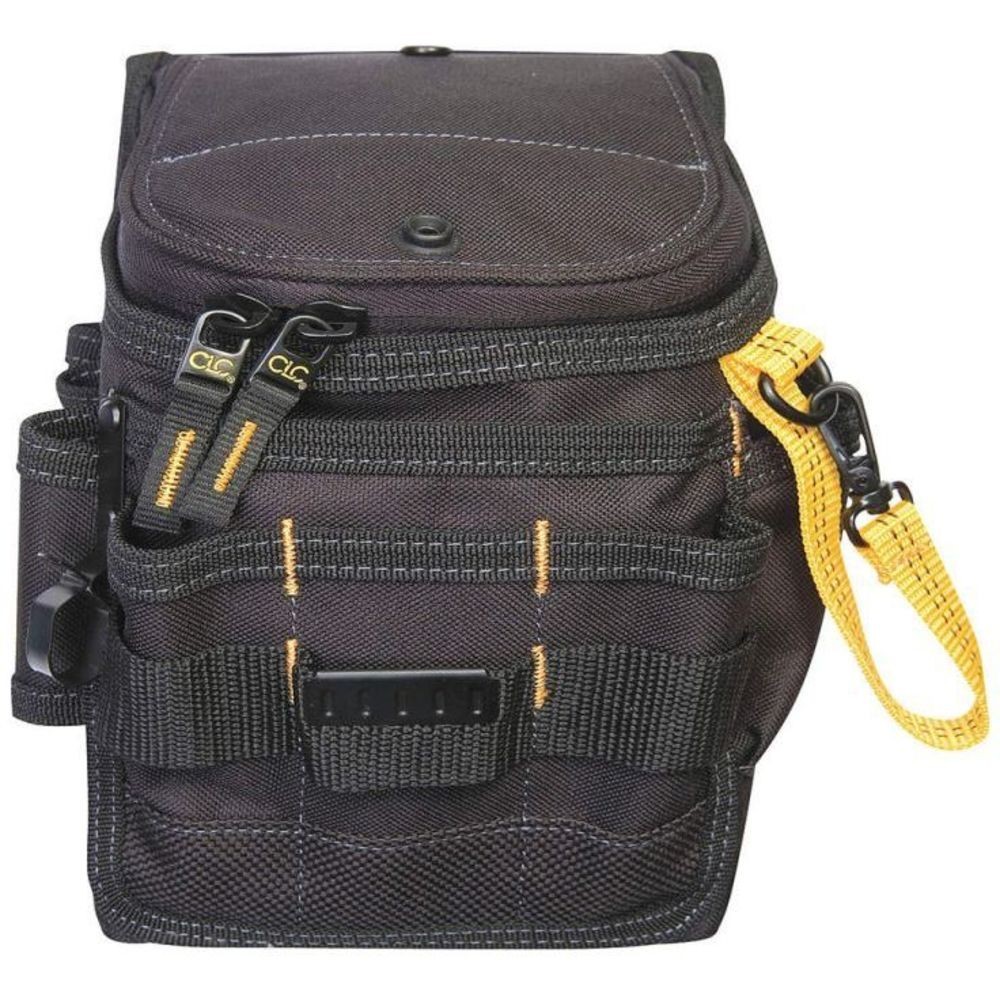 CLC 1524 Medium ZIPTOP Utility Maintenance Electrician Zippered Tool Belt Pouch