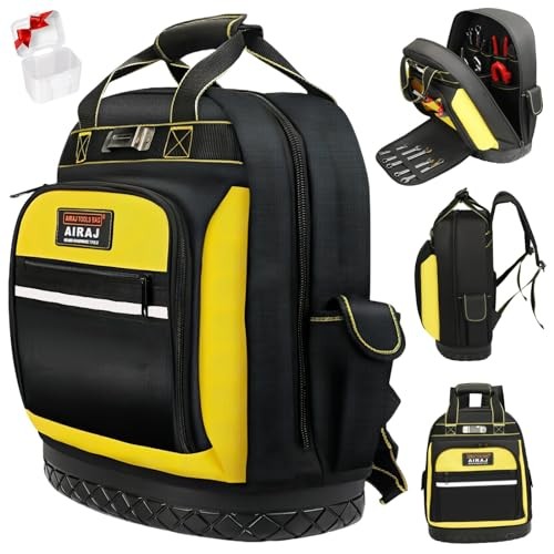 Tool Backpack 17 Heavy Duty Waterproof Molded Base