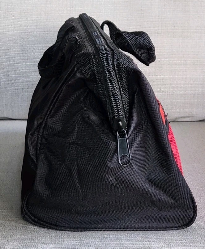 New! Craftsman Wide Mouth 13″ Tool Bag with 6 Pockets Black & Red