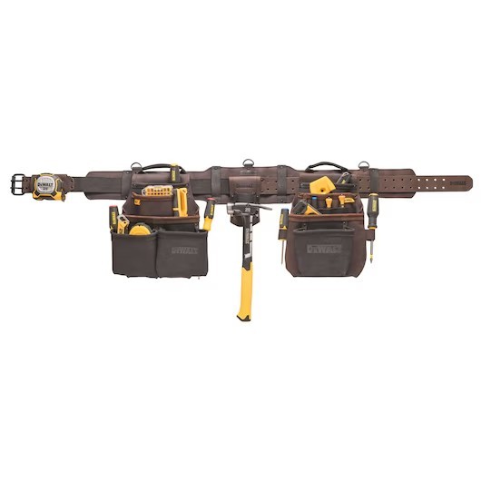 DeWalt DWST550113 Leather Tool Rig Apron 18-Pockets