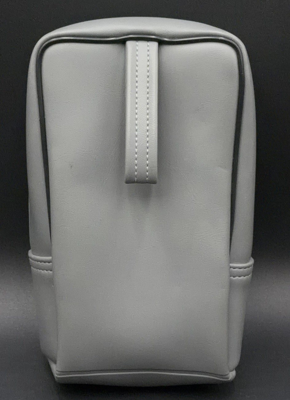 Fluke Zipper Tool Case Gray Faux Leather Tech Organizer Electrical Pouch Bag EX!