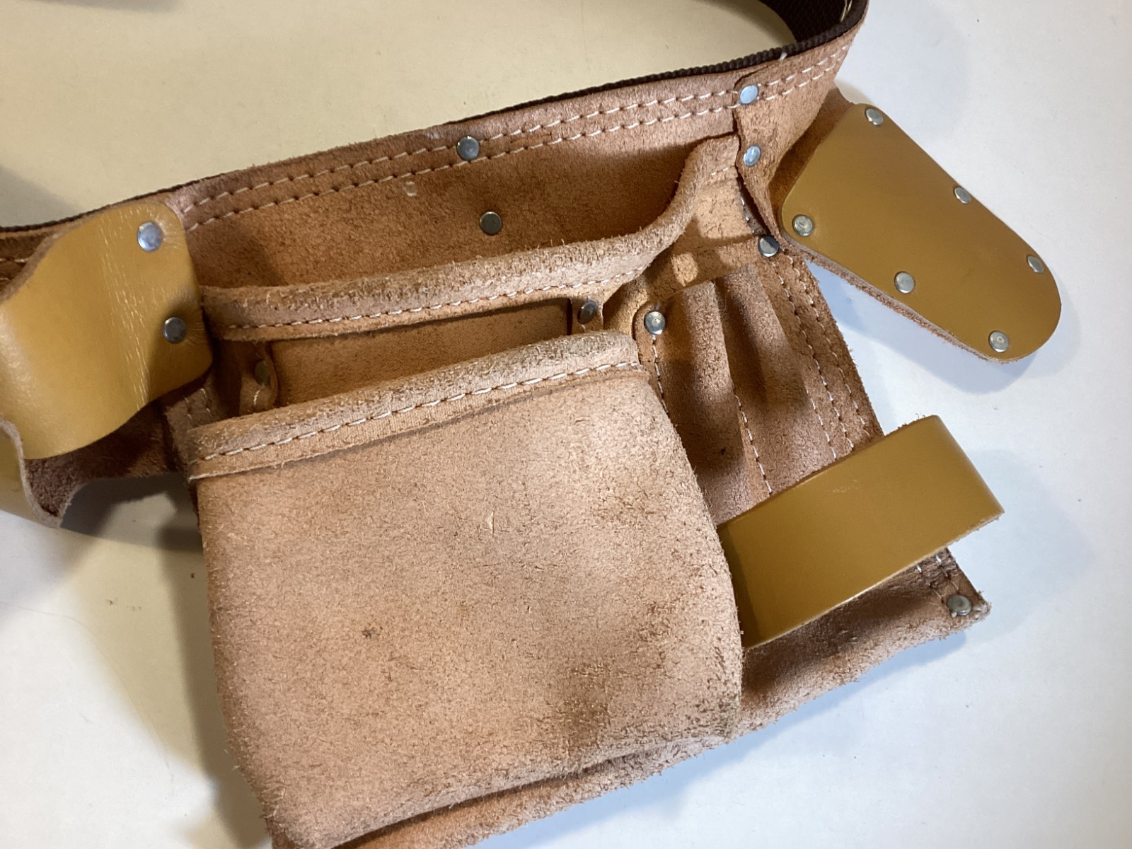 Voyager 10 Pocket Carpenter’s Tool Belt Split Leather Side-Release Buckle
