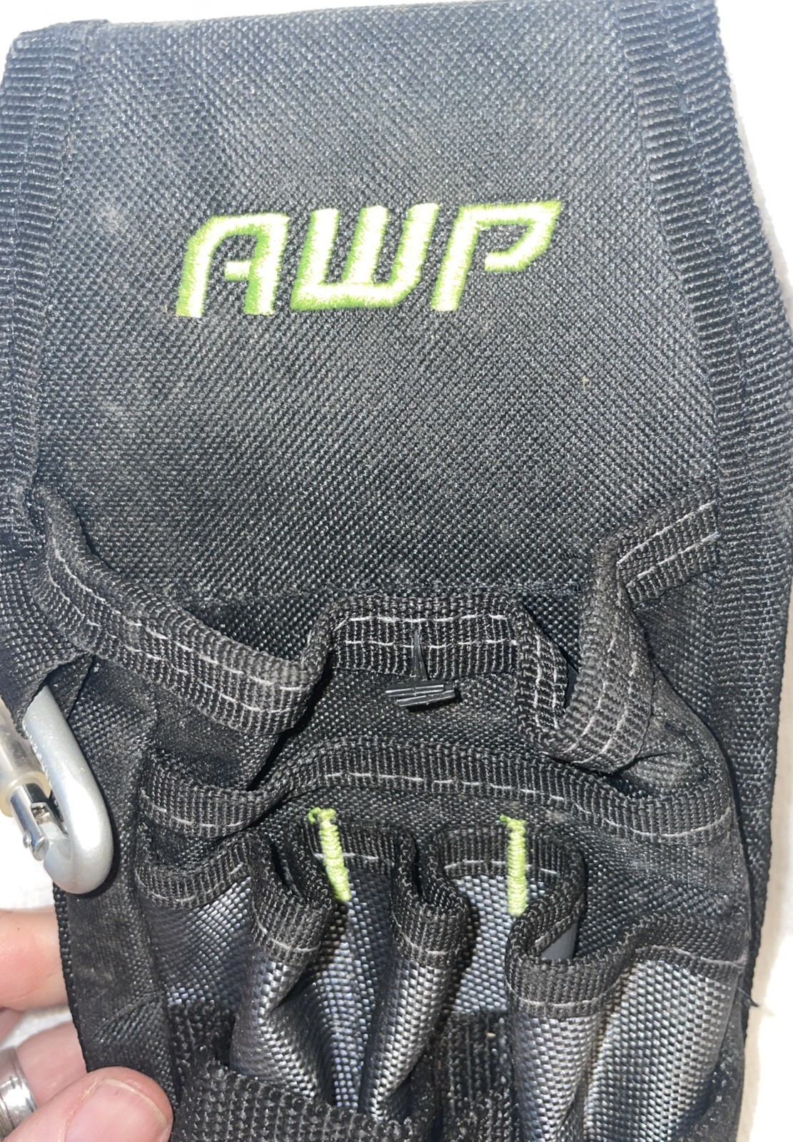 AWP HP Electrician Tool Pouch With 5Pockets, 2Hammer loops & Belt Clip Pre Owned