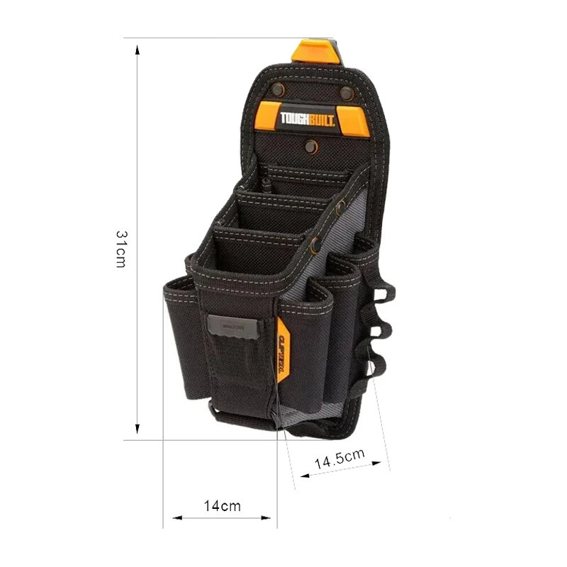 TOUGHBUILT TB-CT-36-L10 Electrician Technician Tool Belt Pouch Utility Waist Bag