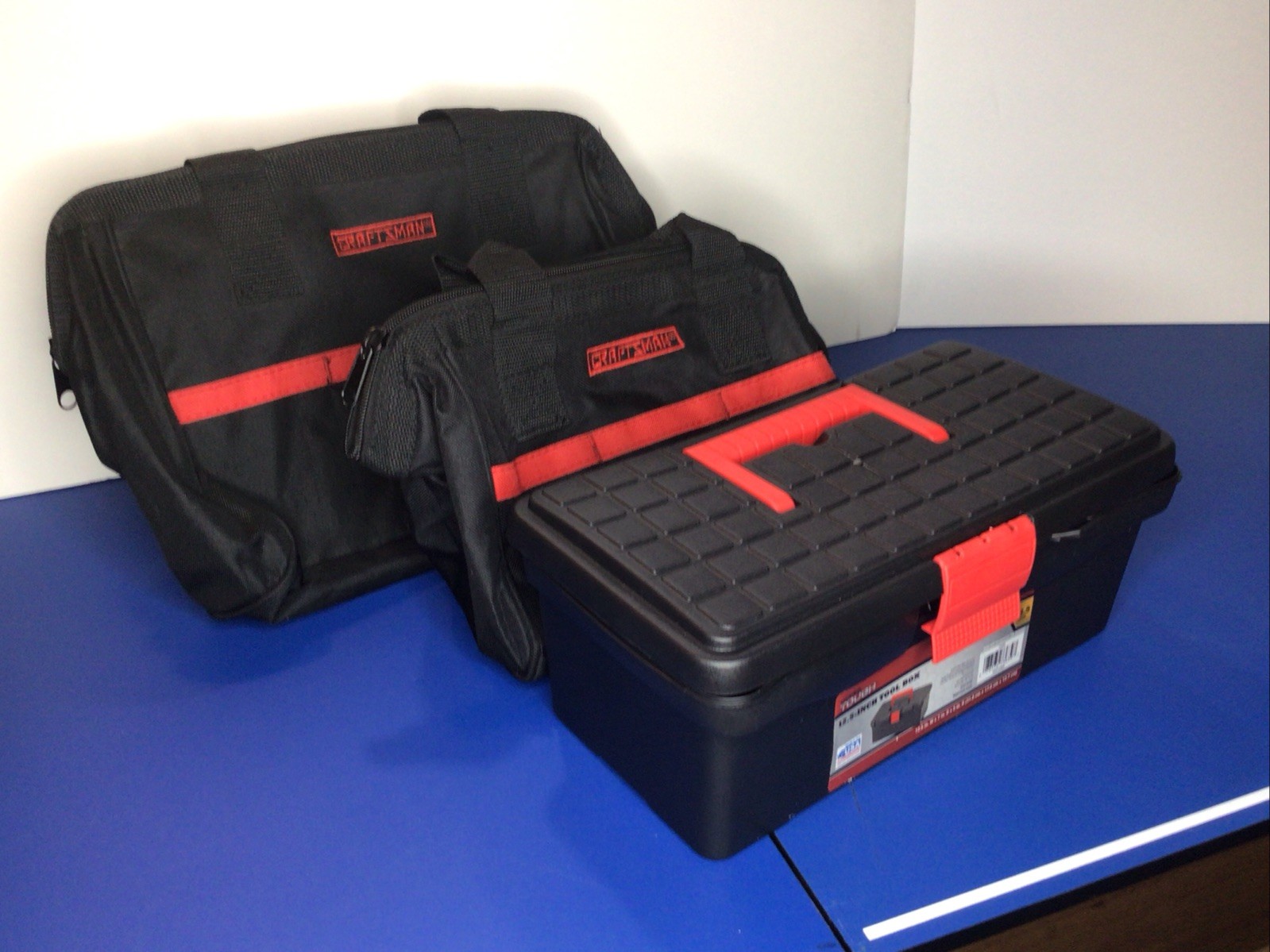 Craftsman Tool Box / Tool Bag Set – 12.5 In Box & 12″ Tool Bag & 10″ Tool Bag