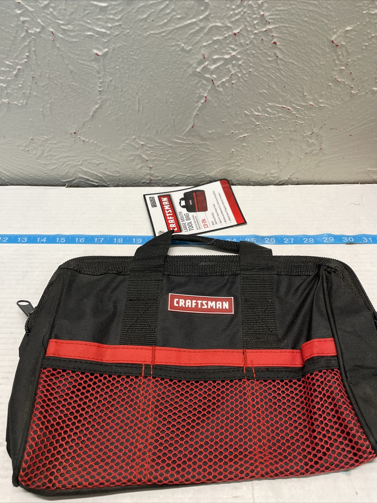 New! Craftsman 13-Inch Large Mouth Tool Bag for Small Hand Tools (937535)