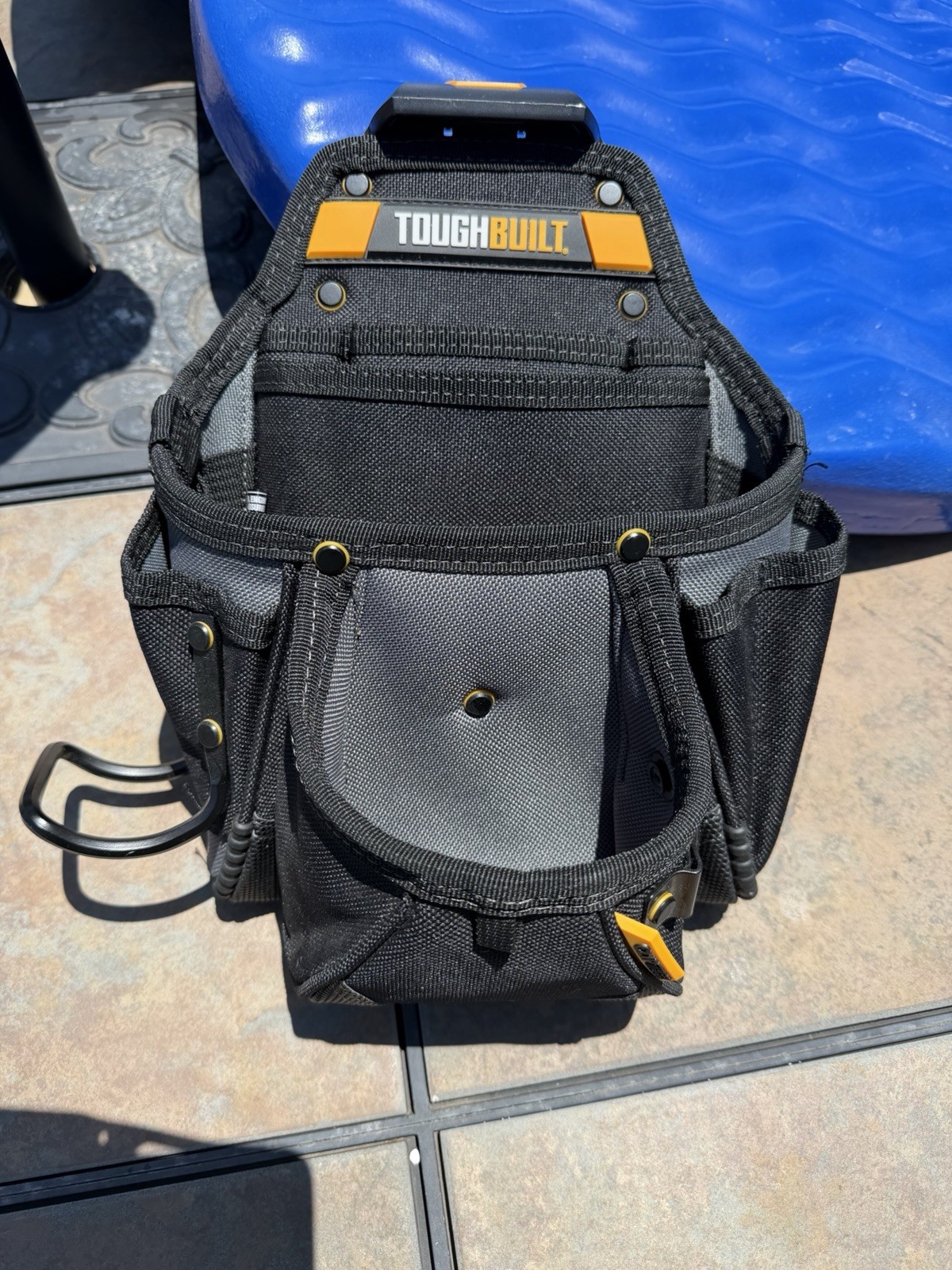 Toughbuilt ClipTech Carpenter Tool Pouch Framer USA Pockets Work Black NWOT