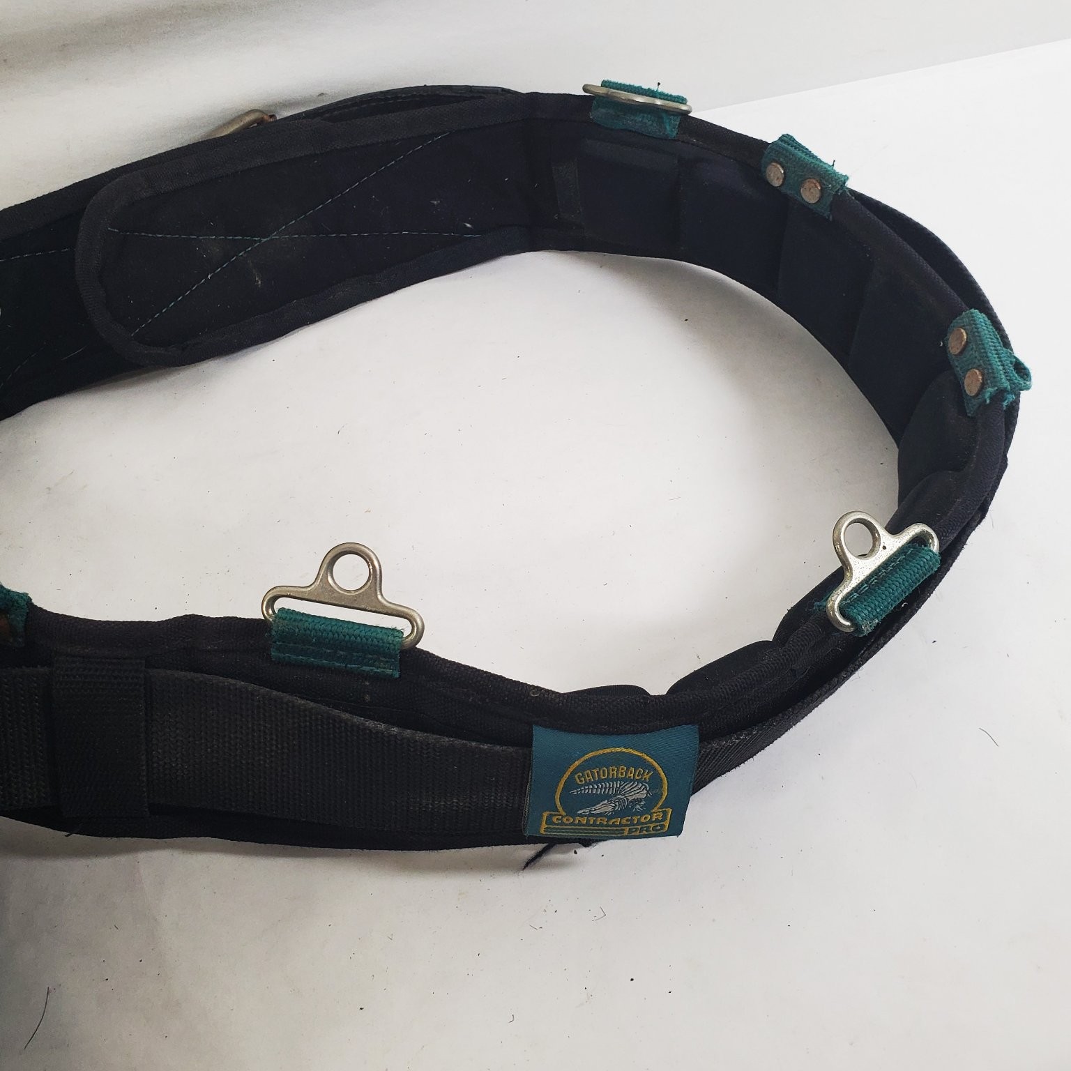 Gatorback Tool Belt Pouch Padded Black Teal Contractor Force