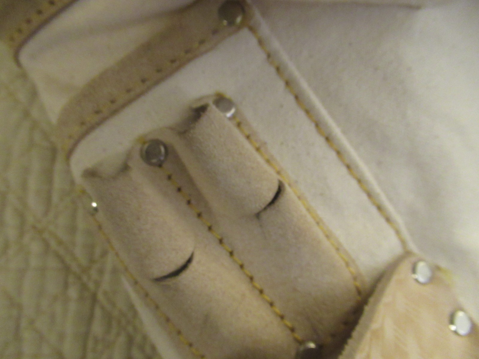 AWP Canvas Leather Beige Tool Belt w/Adjustable Strap, Multiple Pouches & Loops