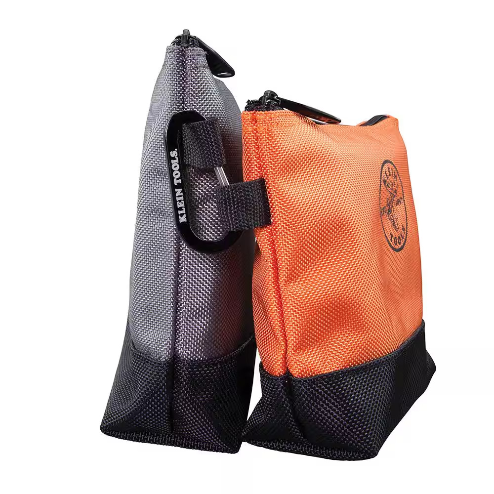 9 In. Stand-Up Zipper Tool Bag (2-Pack)