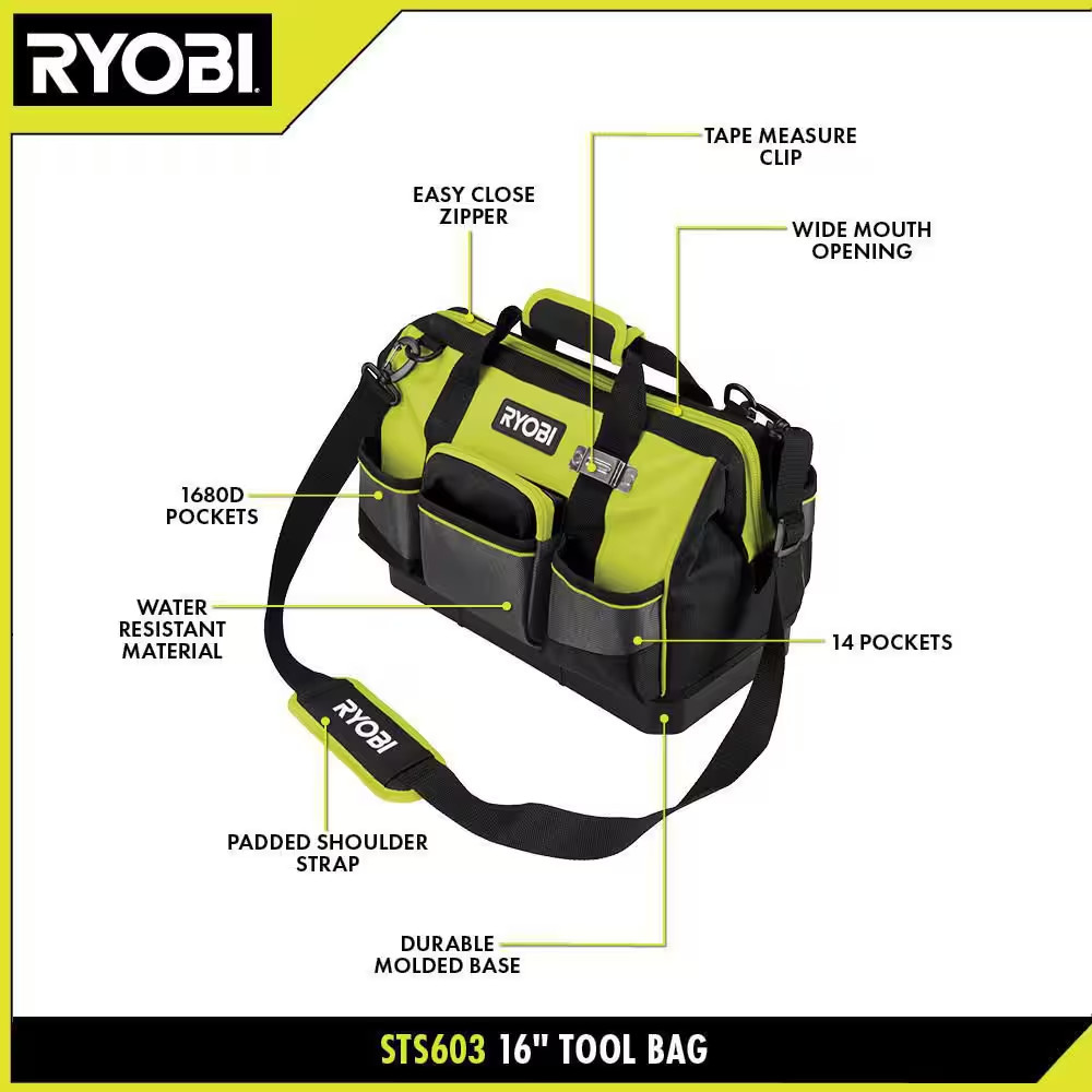 16 In. Tool Bag