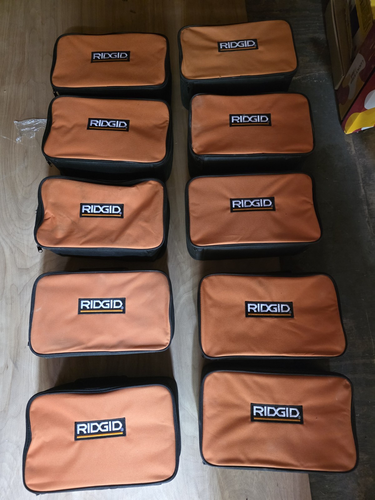 RIDGID Tool Bags Lot 10