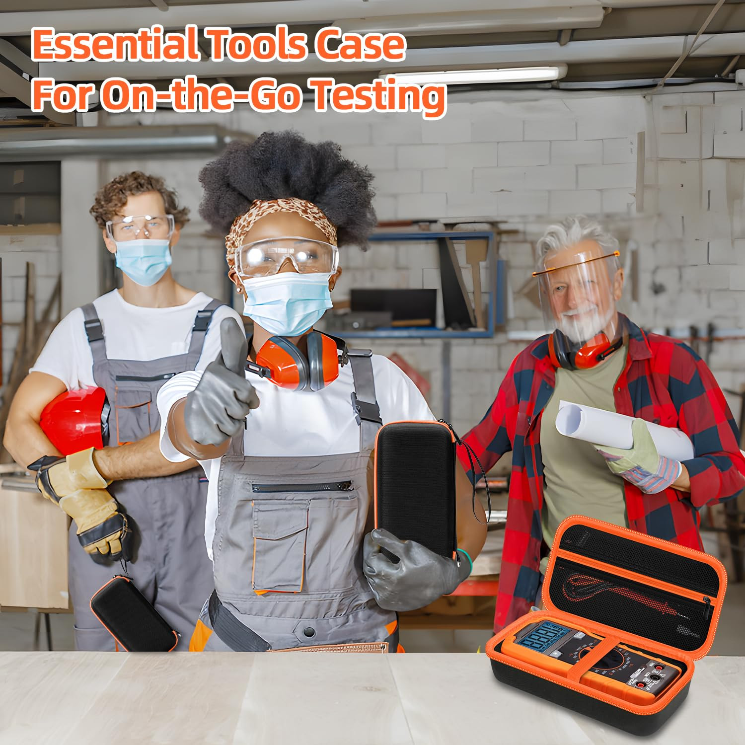 Hard Storage Case for Klein Tools MM400 / MM420 / MM325 / MM300 Digital Multimet