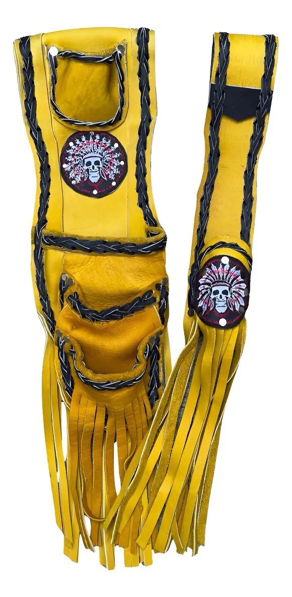 Leather Nail And Hammer Pouch 4 Pouches Azteca Clavera Aztec Handmade In Mexico