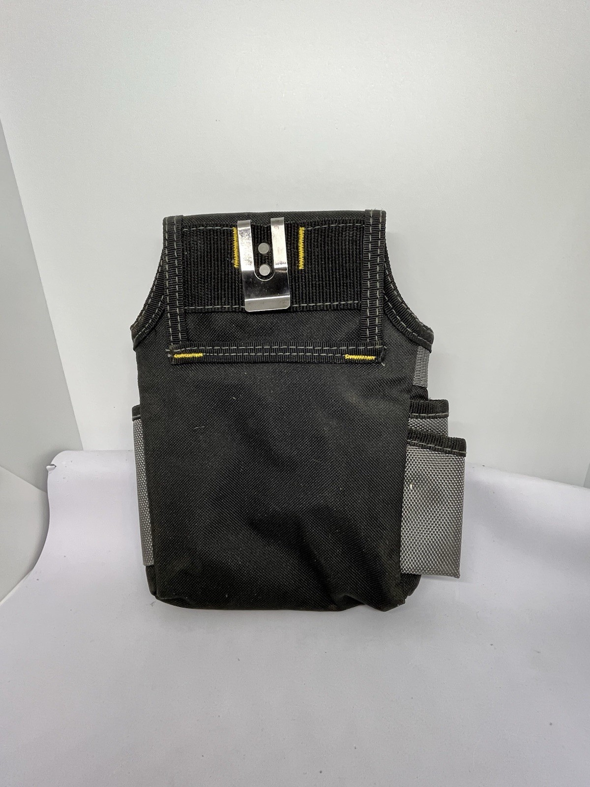 AWP Electrician Nylon Tool Pouch With Belt Loop Or Clip 9”x8” Gardener Pouch