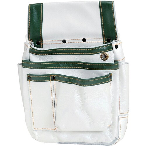 SK11 Tool waist Pouch Everskin Nail Bag 2 Pocket (320x270mm) SEMK-PWH Japan