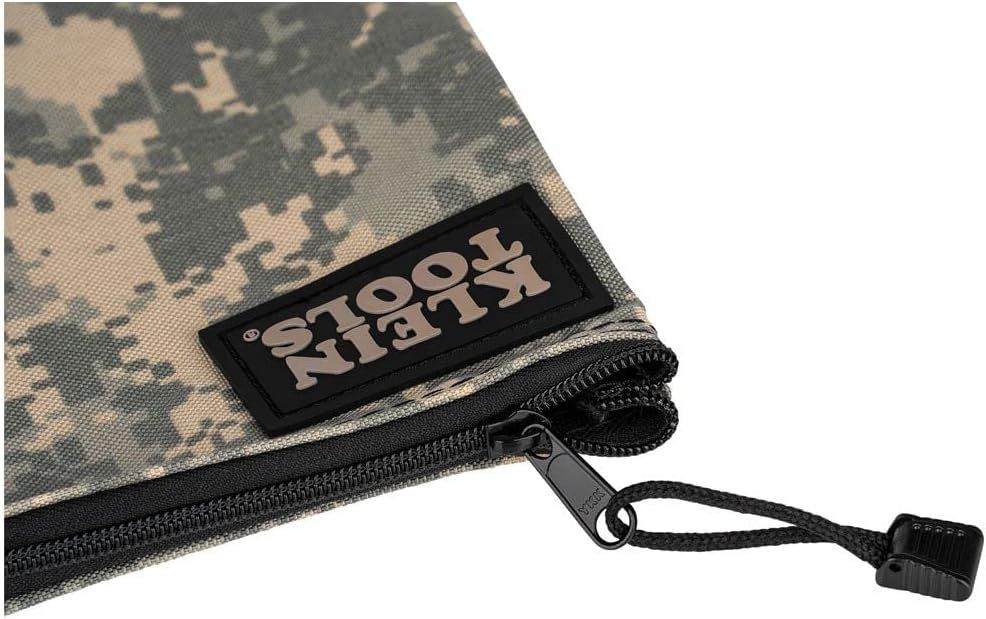 Klein Tools 5139C Zipper Bag, Camouflage Cordura Nylon Tool Pouch with…