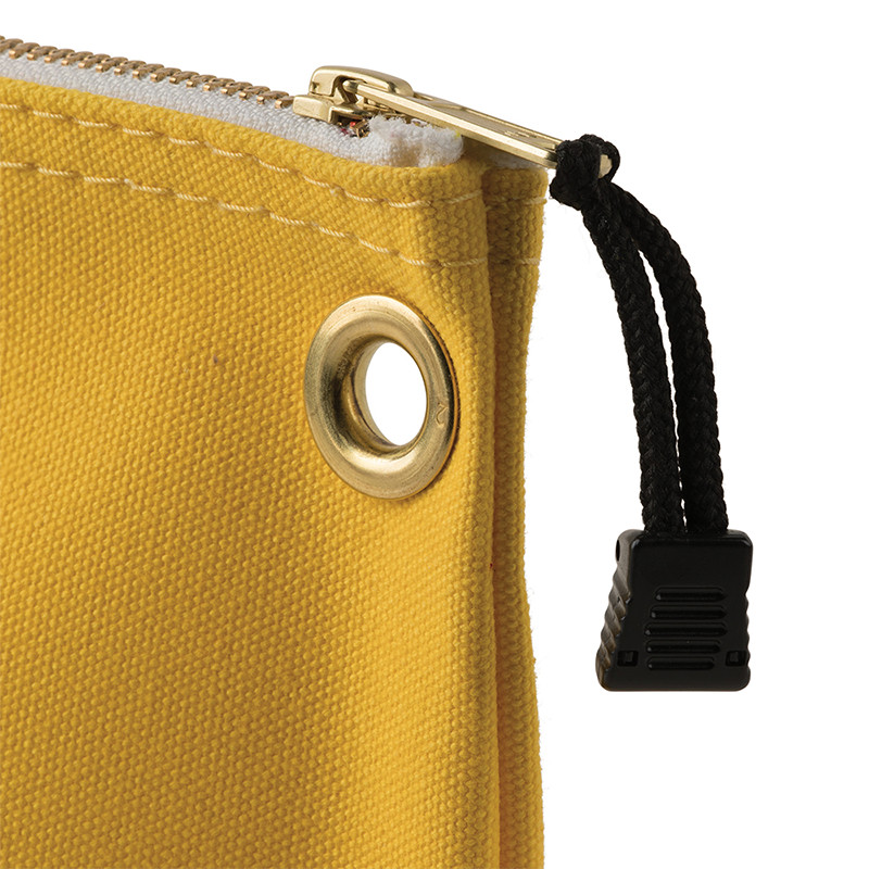 Klein Tools 5539LYEL Canvas Bag with Zipper, Large Yellow