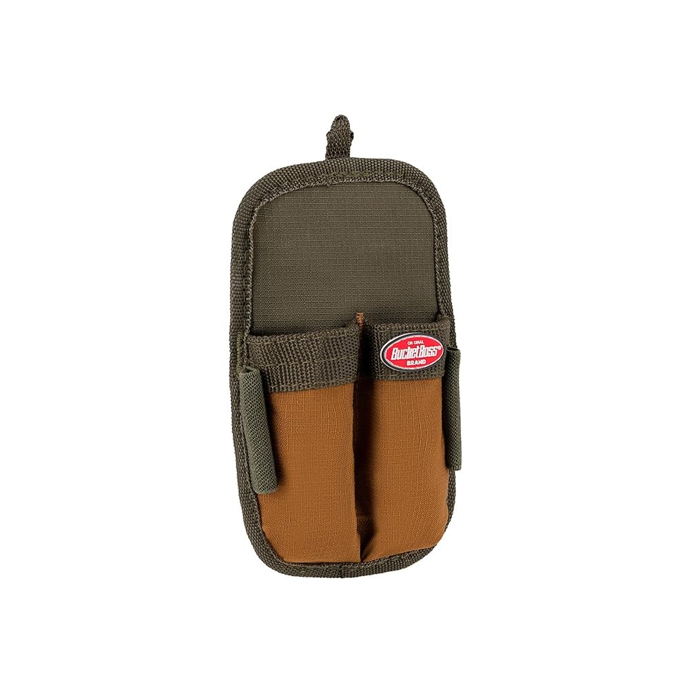 Bucket Boss – Double-Barrel Sheath, Pouches – Original (Pack of 1), Green