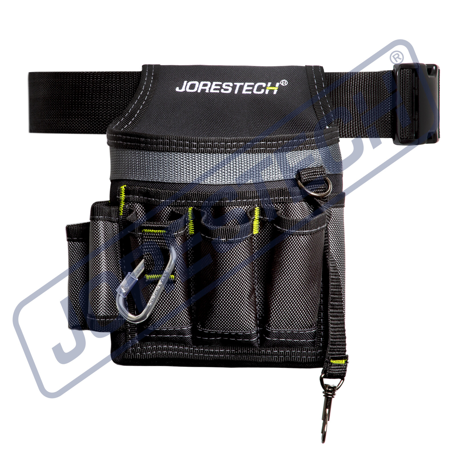 Electrician Tool Bag Waist 6 Pocket Pouch Belt Holder Maintenance JORESTECH