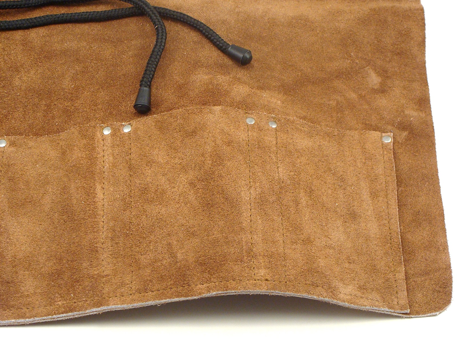 Valkyrie Toolworks 7-Pocket Suede Leather Tool Roll Up Bag – Leather Tool