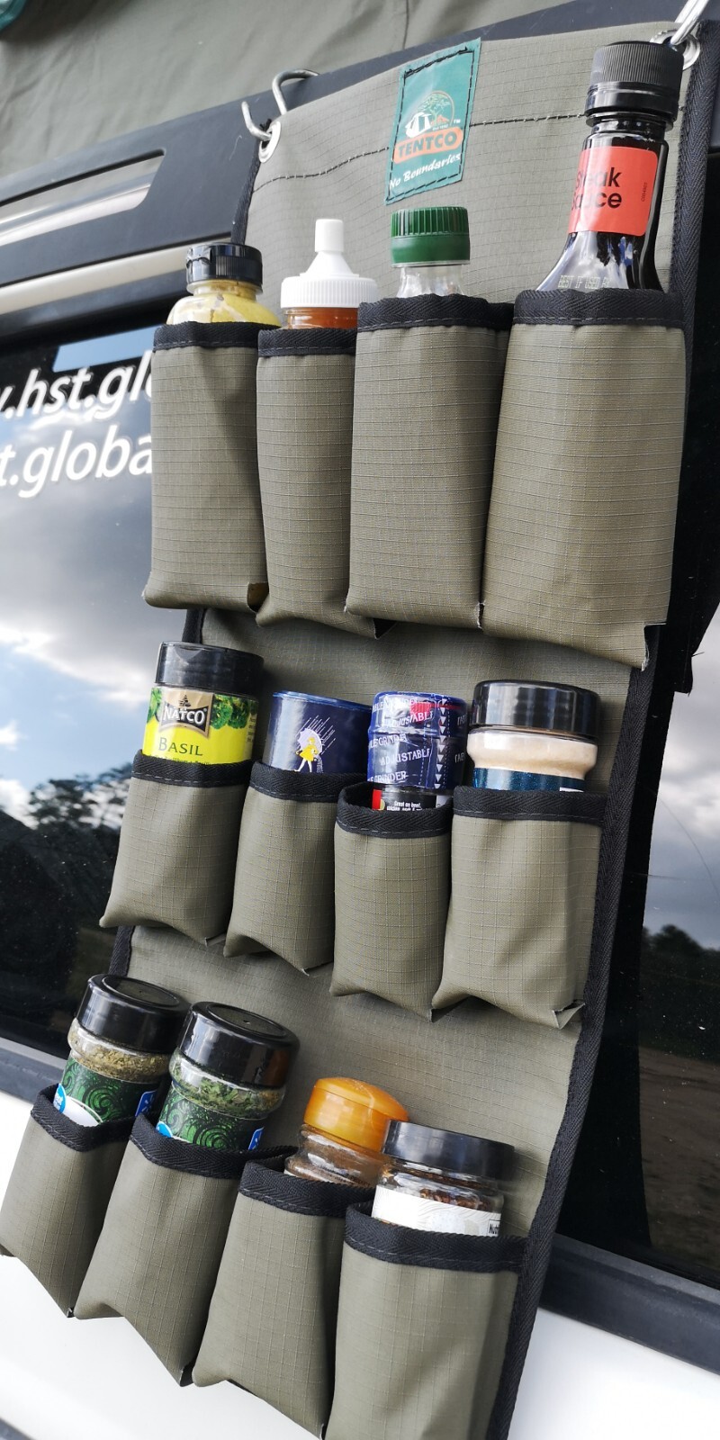 Canvas Spice Rack camping picnic overland vanlife 4×4