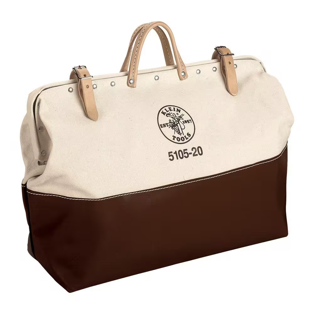 Klein Tools 5105-20 High-Bottom Canvas Tool Bag, 20-Inch NEW