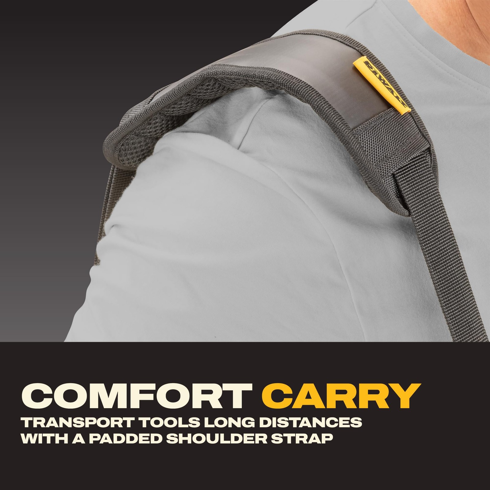 DEWALT Tool Bag, Water Resistant, Hard Bottom, 20-inch, Professional Tool Tote w