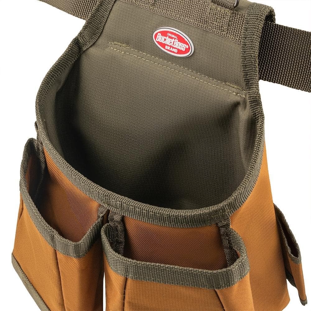 BUCKET BOSS 23 in. 10-Pocket Airlift Suspension Rig Tool Belt