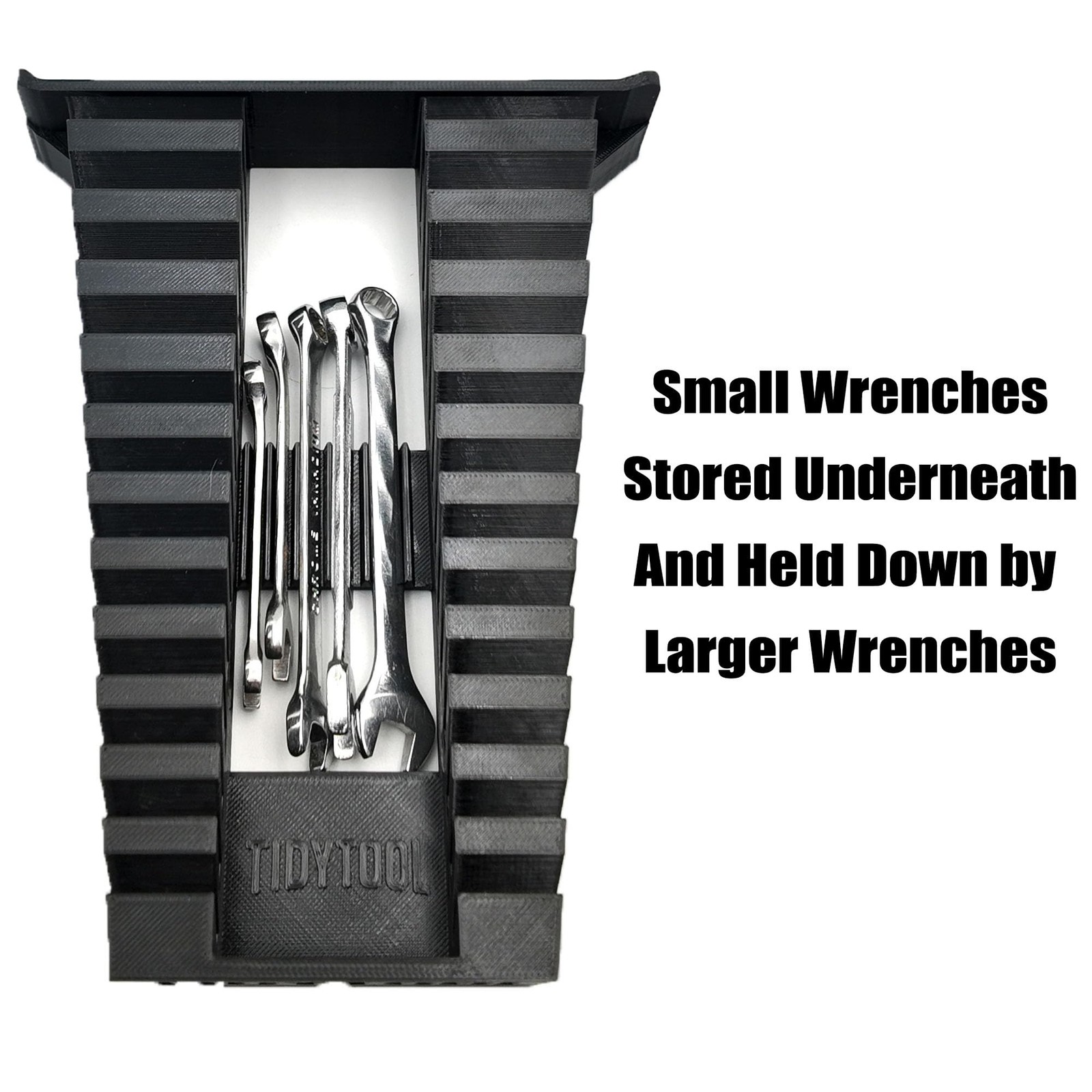 TidyTool Wrench Organizer Insert for Milwaukee Packout Slim Case AirTag