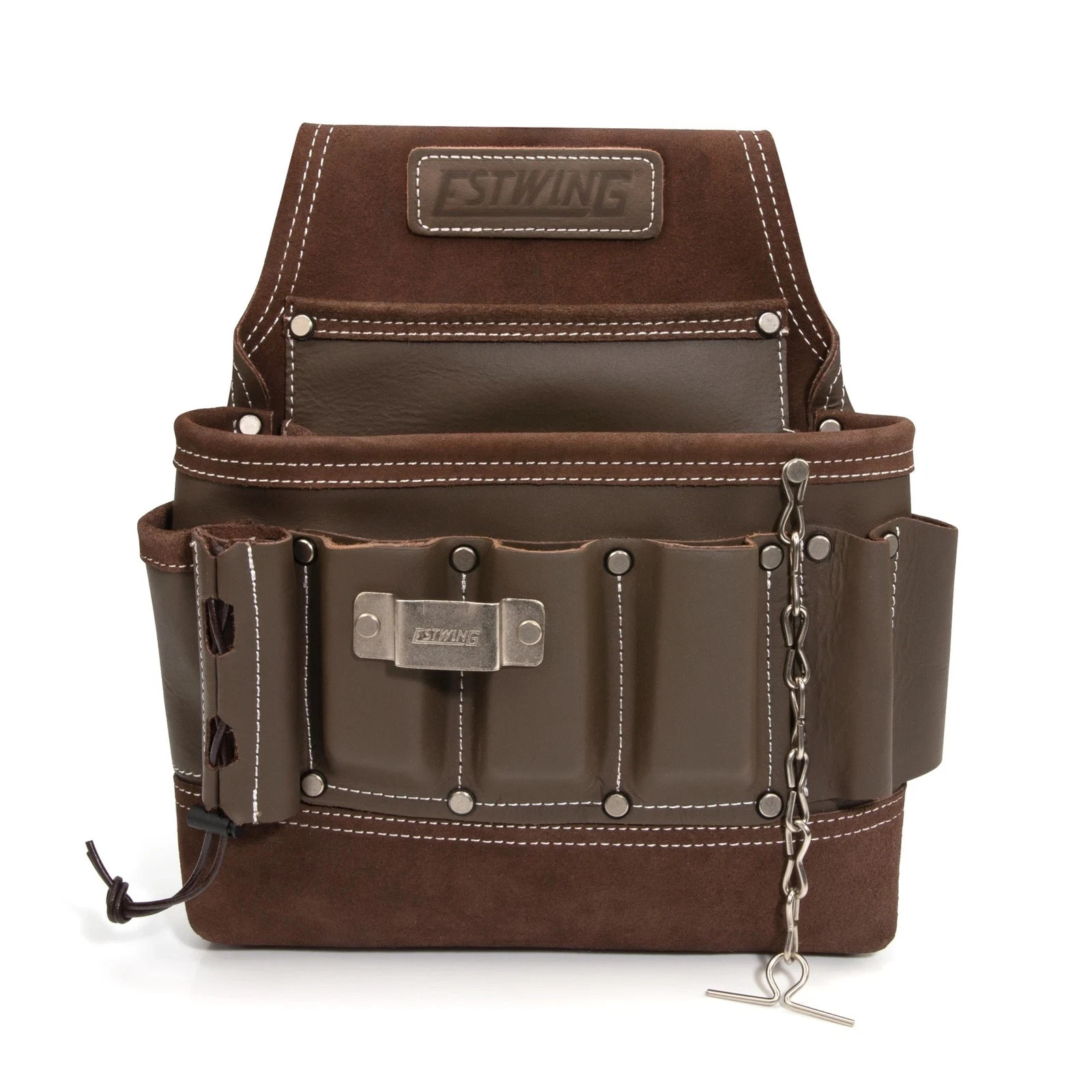 Estwing 8-Pocket Leather Electrician/Tradesman’s Tool Belt Pouch ~ New in Pack